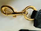 Marc Jacobs Detachable Striped Handbag Strap Women   s Black White Gold Logo