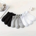 5 10-pack Unisex Comfort-fit Ankle Socks For All  Breathable   Lightweight - Ide