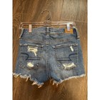 American Eagle Stars   Stripes Hi Rise Shortie Sz 6 Distressed