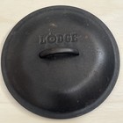 Vintage Lodge Cast Iron Lid  10    1 4    Dia  Used