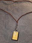 Buddha Talisman Encased Amulet Thai Pendant With Rope Necklace