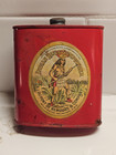 Rare Vintage Native American Indian Rifle Fffg Dupont Advertising Gun Powder Tin