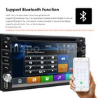 Double 2din Stereo Car Cd Dvd Player Gps Nav Fm Touch Screen Radio backup Camera