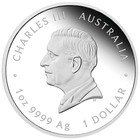 2025 Australia Proof Colored Lunar Year Of The Snake 1oz Silver  1 Coin Series 3