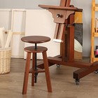  Adjustable Drafting Stool For Artists   Adults  19 -26  Height Solid Walnut