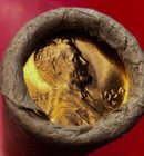 1954-d Old Bank Wrap Roll Obw Bu Uncirculated Lincoln Wheat Cent Pennies 