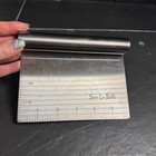 Sur La Table Stainless Steel Bench Scraper Dough Knife With Measurements 6 Inch