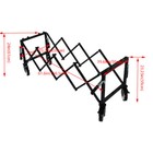 Carbon Steel Funeral Church Truck Sturdy Casket Stretcher Cart With 4 Handled