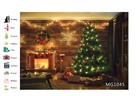 10x8ft Christmas Tree Interior Fireplace Gifts Photo Background Vinyl Backdrop