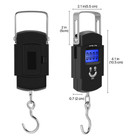 Portable Travel Lcd Digital Hanging Luggage Scale Electronic Weight 110lb   50kg