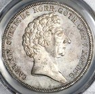 1836 Pcgs Au 55 Sweden 1 Riksdaler Carl Xiv Crown Silver Coin  24090101d 