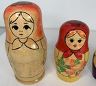 Russian Nesting Dolls Set Of 8 Hand Painted Matryoshka Wooden Made In Ussr