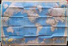The World Map 1965 National Geographic 42  X 29  Fold Out Poster