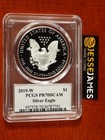2019 W Proof Silver Eagle Pcgs Pr70 Dcam Premier Label