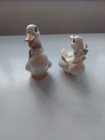 Vtg Ceramic Geese Goose Set Cottagecore