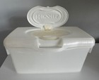 Huggies Empty Baby Wipes Full-size White Pop-up Refillable Dispenser Container