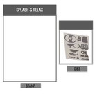 Splash   Relax Clear Stamps And Dies Diy Scrapbooking Stamping Valentine Craft