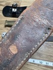 Lot Of 3 Wwii Theater Made Knives Metal Handle Brass Aluminum   Leather Sheath