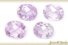 Affordable Pink Amethyst  chessboard Cut  Oval 11x9mm Loose Gemstone