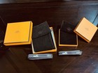 2 Herm  s Jewelry Boxes With Velvet Pouch   Ribbons