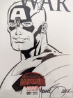 Mike Zeck Sketch   Captain America   Cbcs 9 6 Original Art   Signed   Not Cgc