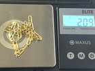 14k Yellow Gold Lite Paperclip Link Chain Bracelet anklet 10 Inch 3 3mm 2 Grams