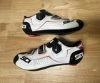 Sidi Alba 2 Road Bicycle Cycling Shoes Men s 43 5 New Insoles And Heel Pads