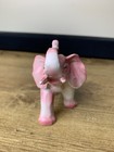 Vtg 1950s Pink Ceramic Porcelain Elephant Figurine Made Japan Retro Animal Decor