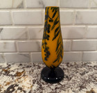 Antique Art Glass Signed Vase