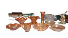 Vintage Marigold Carnival Glass Lot Of  8 