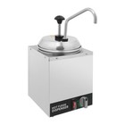3l Electric Cheese Dispenser With Pump Commercial Hot Fudge Warmer 86   -185    350w