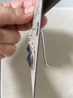 Genuine Hematite W  Sterling Silver New Barse Earrings  Msrp  87