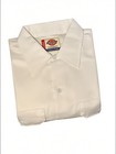 Dickies Mens Size Large White Short Sleeve Button Down 1574 Twill Work Shirt New