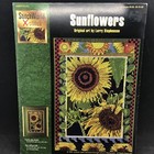Sunflowers Cross Stitch Pattern Leaflet Larry Stephenson From Stitchworld 1995