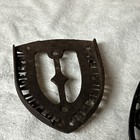 Lot Of 2 Antique Cast Iron Trivets  Enterprise Mfc Co Philadelphia 8b