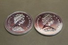 Lot Of 2 Canada Dollar 50  Silver Coins 23 3grams Each