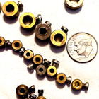 50 knurled Thumb Nuts And Assorted Brass Pieces For Clock Movements  New And Old