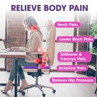 Gel Seat Cushion For Office Chair  Wheelchair  Car Seat And Gaming Chair X-large