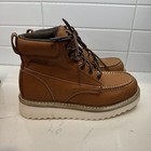 New Wolverine Work Wedge 6    Leather Boot Mens Size 8 5 Soft Toe Oil Resistant