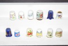 Vintage Lot Of 12 Thimbles 1980 s And 1990s International England Germany Canada