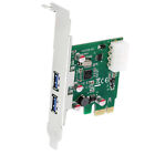 Usb 3 0 Pci Express Pci-e Card Hub Chipset Adapter 2 Port New