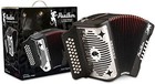 Hohner Panther G c f 3-row Diatonic Accordion - Black