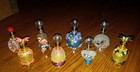 Lot Of 8 Beautiful Vintage-inspired Glass Perfume Bottles Empty Refillable Nwot 