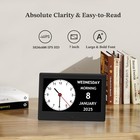 2025 New  Digital Clocks  7   Dementia Clock With Date And Time Large  Black