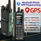 Baofeng Uv-32 Gps 10w Bluetooth Programming Ham Walkie Talkie Aviation Radio