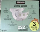 Kirkland Signature Diapers Size 3 New Case Of 222 Count Ships Fast