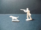 Matchbox Lesney Replacement Hunter And Dog For  42-b Studebaker Wagonairre  Oem