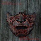 Samurai Mask Mempo Motorcycle Airsoft Paintball Gun Oni Kabuto Armor Sword Da516