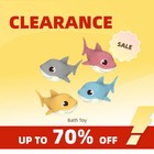 Clearance_1pc Summer Hot New Cartoon Shark Baby Water Play Toy With Wind Up