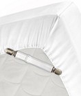 Bed Sheet Clips Grippers Adjustable Straps Suspenders Mattress Holder 4pcs Set
